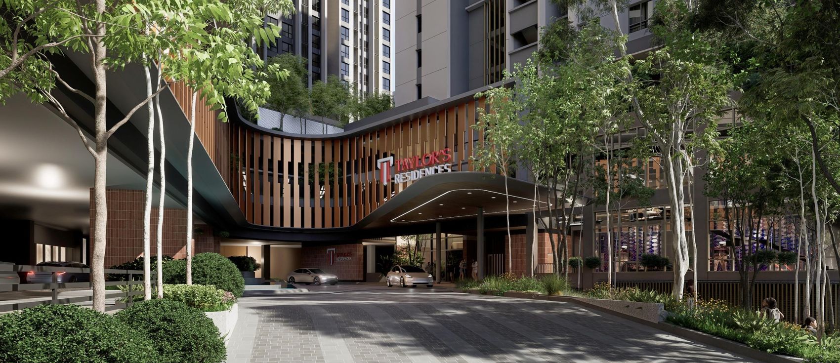 Grand arrival drop-off — artist's impression