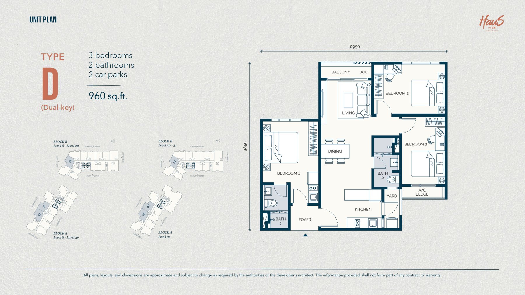 Type D floor plan